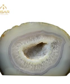 Natural Agate Geode with Quartz Crystals