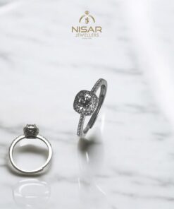 Moissanite Engagement Ring