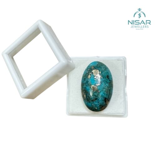 Natural Turquoise Stone With Pyrite
