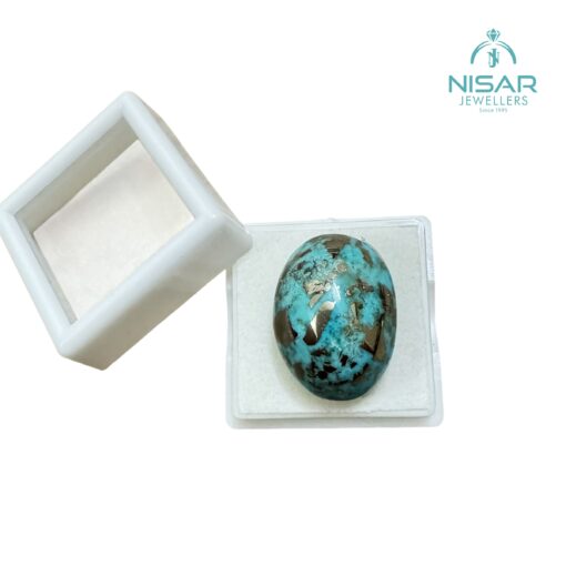 Natural Turquoise Stone With Pyrite