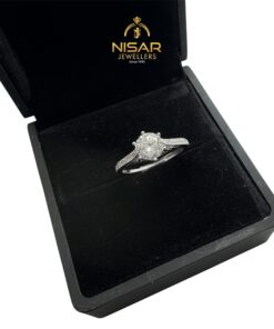 Moissanite Engagement Ring