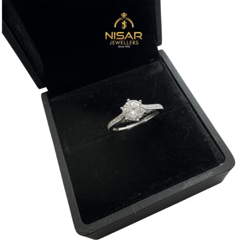 Moissanite Engagement Ring