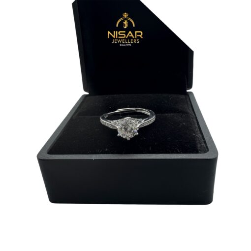 Moissanite Engagement Ring - Image 3