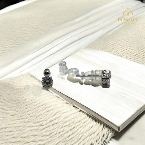 Moissanite Ear Studs - Image 2