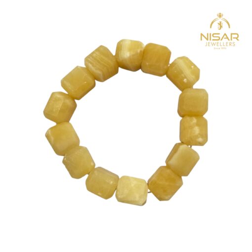 Lemon Calcite Beads Bracelet