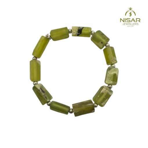 Natural Serpentine Stone Bracelet - Image 2