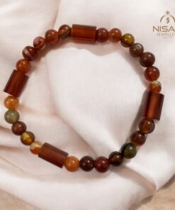 Natural Agate Beads Bracelet