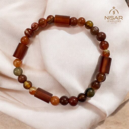 Natural Agate Beads Bracelet