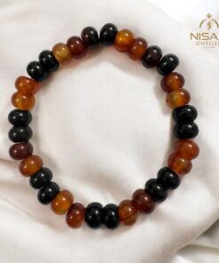 Natural Agate Beads Bracelet