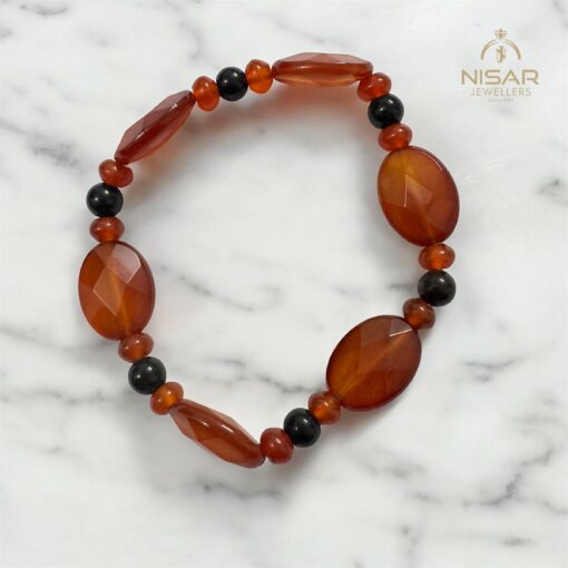 Natural Agate Beads Bracelet
