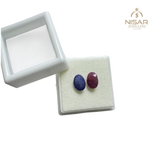 Natural Blue Sapphire & Ruby Stone