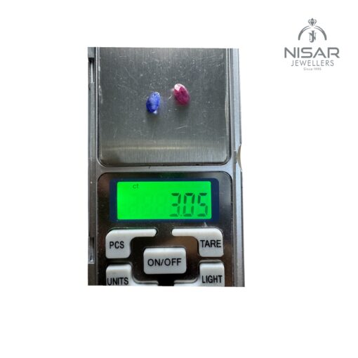 Natural Blue Sapphire & Ruby Stone - Image 3