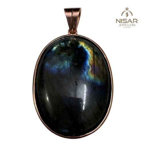 Natural Labradorite Stone Pendant