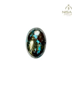 Natural Turquoise With Pyrite