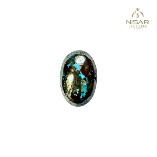 Natural Turquoise With Pyrite