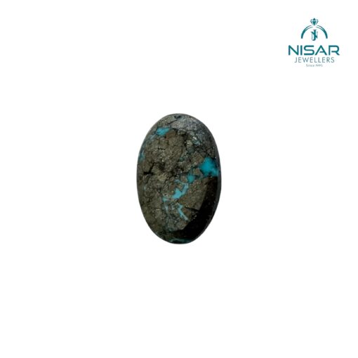 Natural Turquoise With Pyrite - Image 2