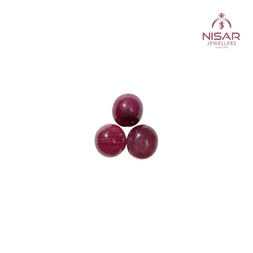 Natural Ruby Stone 3 in 1