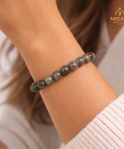 Natural Labradorite Beads Bracelet