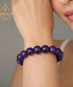 Natural Amethyst Beads Bracelet