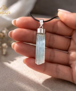 Natural Aquamarine Crystal Pendant