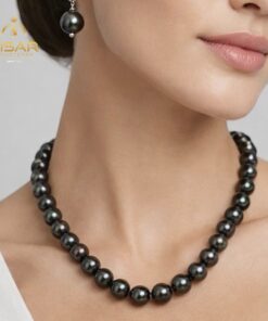 Tahitian Pearls Necklace & Earrings