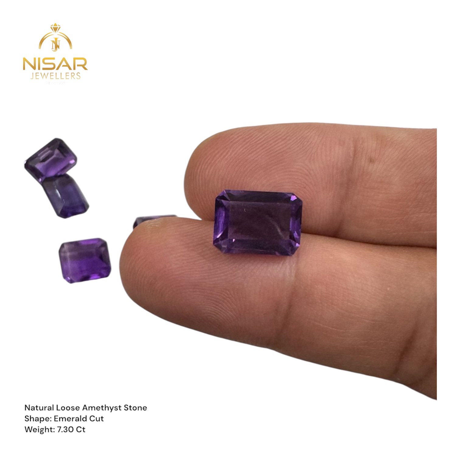Natural Loose Amethyst Stone - Image 2