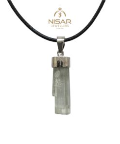 Natural Aquamarine Crystal Pendant