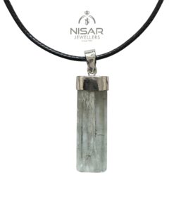 Alternative view of Natural Aquamarine Crystal Pendant