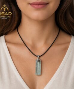 Natural Aquamarine Crystal Pendant