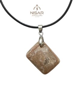 Alternative view of Natural Jasper Stone Pendant