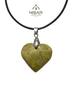 Alternative view of Natural Serpentine Stone Pendant