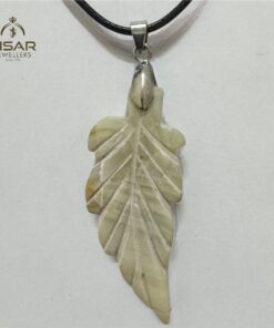 Lemon Calcite Stone Pendant