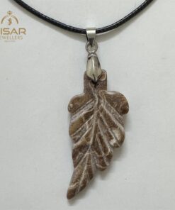Chocolate Calcite Stone Pendant