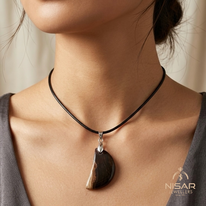 Chocolate Calcite Pendant - Image 2