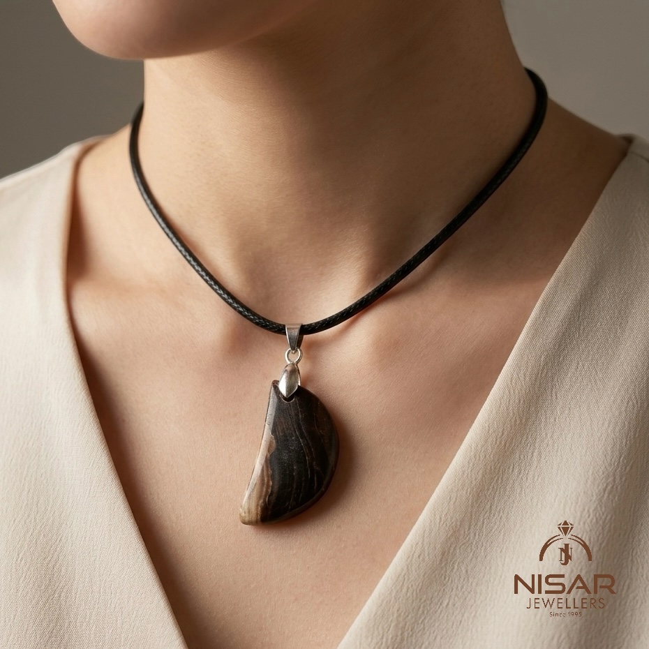 Chocolate Calcite Pendant