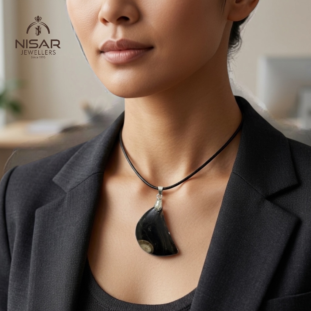 Chocolate Calcite Pendant - Image 2