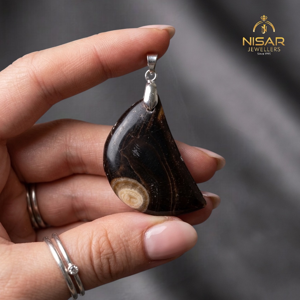 Chocolate Calcite Pendant - Image 3