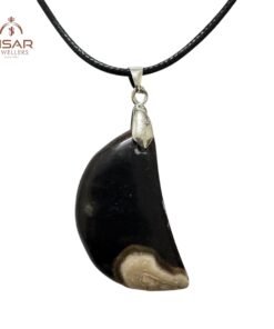 Alternative view of Chocolate Calcite Stone Pendant