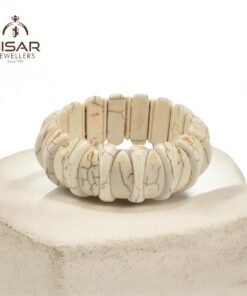 Milky White Howlite Bracelet