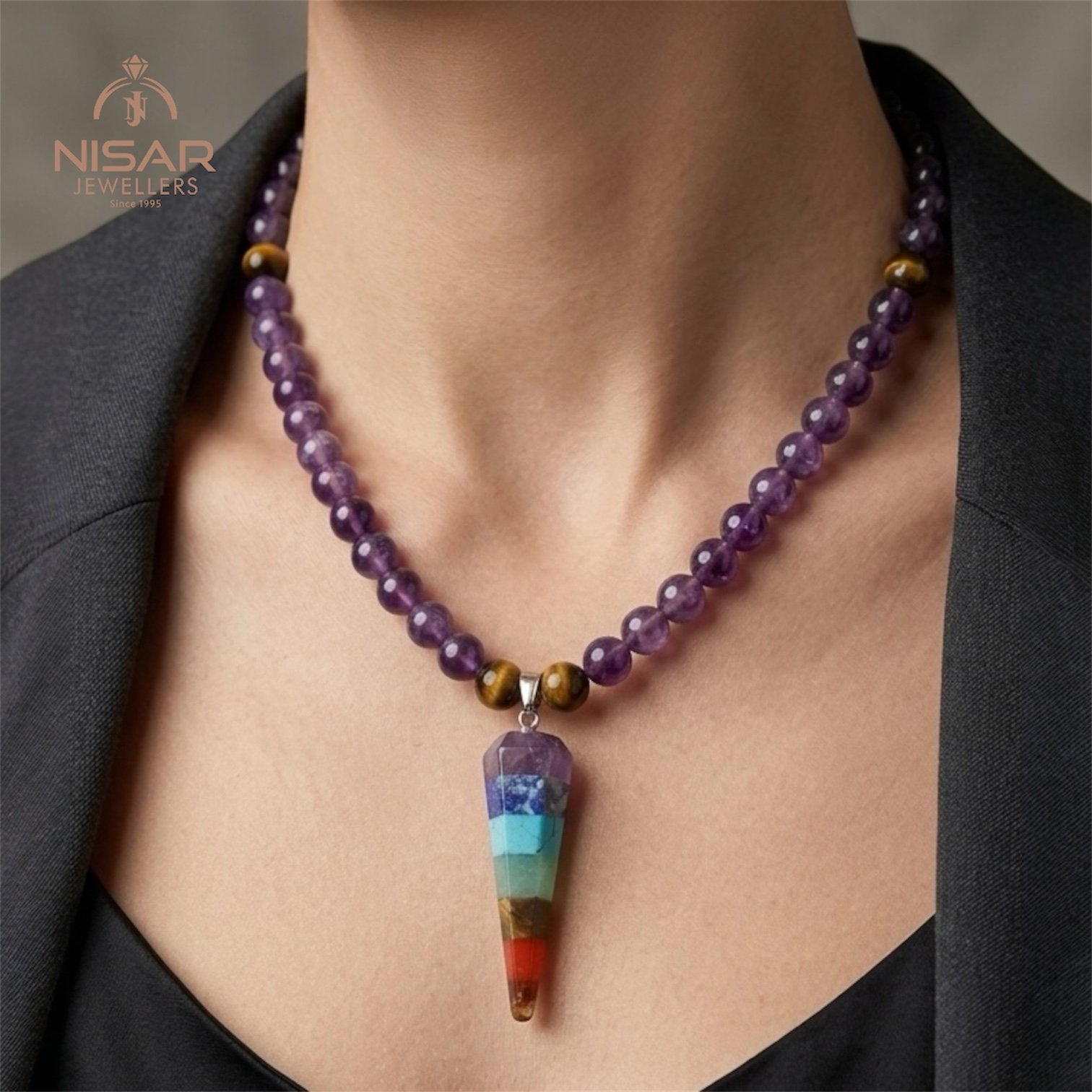 Natural Healing Stones Necklace