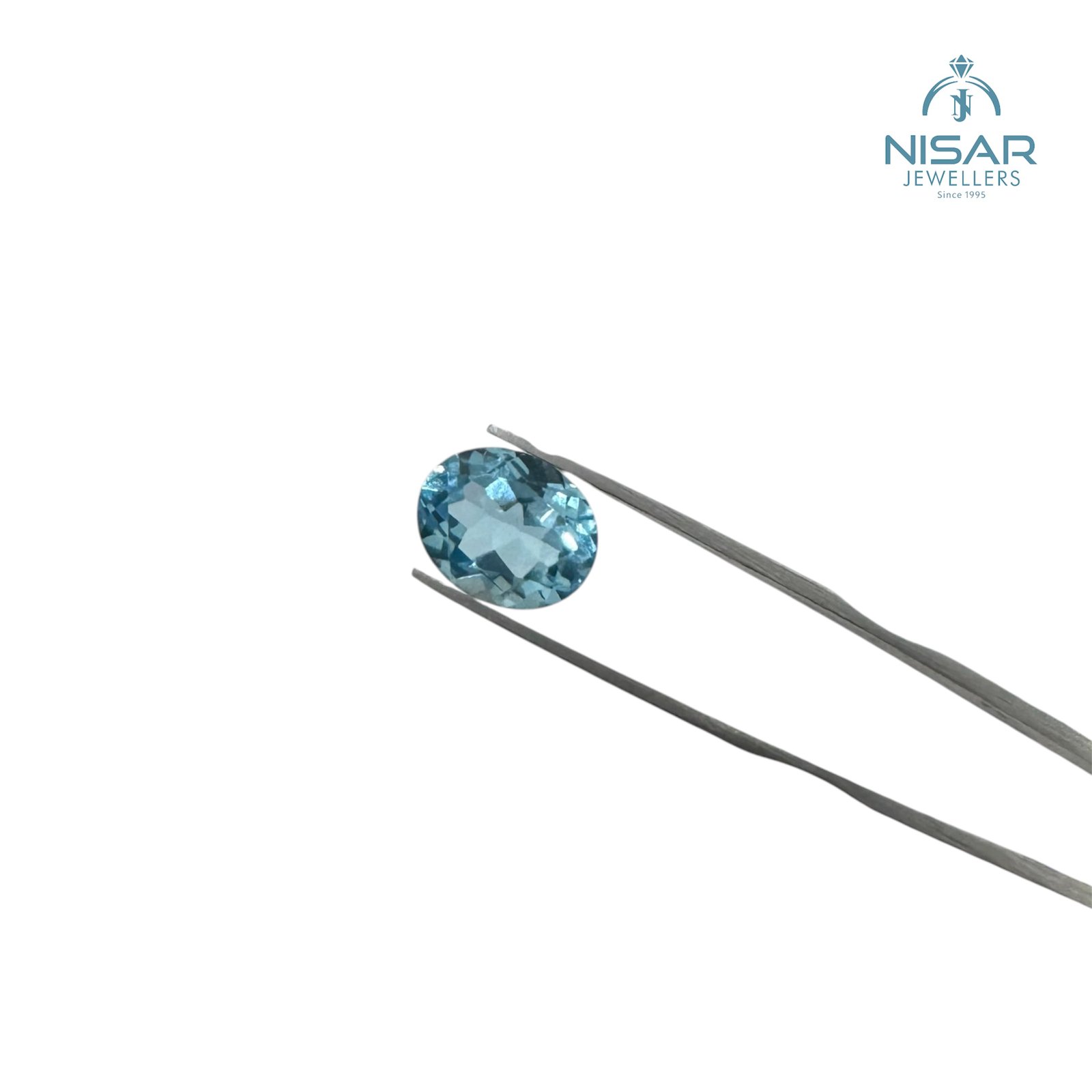 Natural Swiss Blue Topaz
